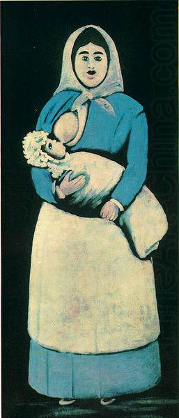 A Nurse with a Baby, Niko Pirosmanashvili